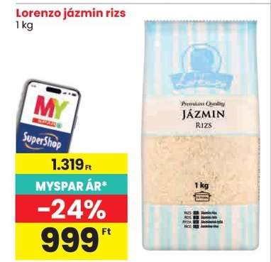 Lorenzo jázmin rizs