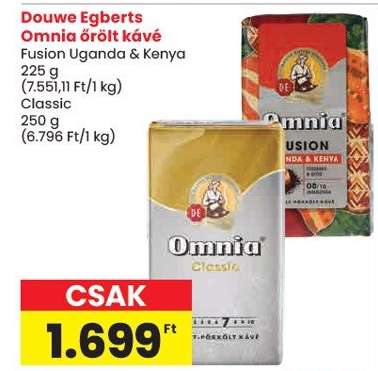Douwe Egberts Omnia Őrölt Kávé