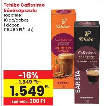 Tchibo Cafissimo Kávékapszula
