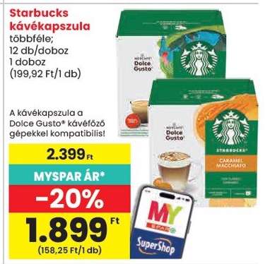 Starbucks kávékapszula