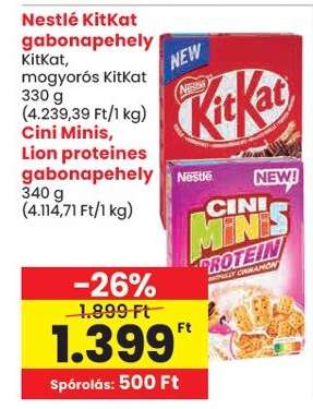 NESTLÉ KitKat Gabonapehely