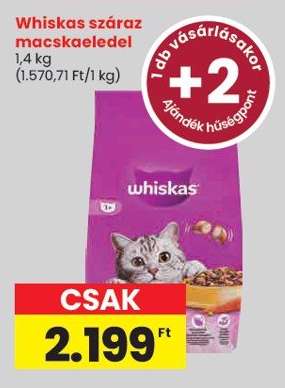 Whiskas száraz macskaeledel