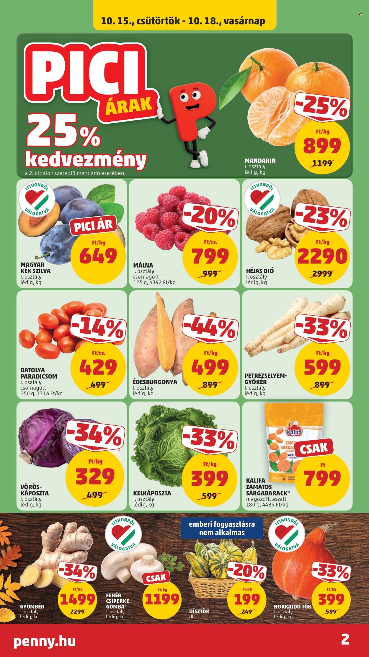 Penny Market akciós újságok - 2026.10.15 - 2026.10.21. Oldal 2