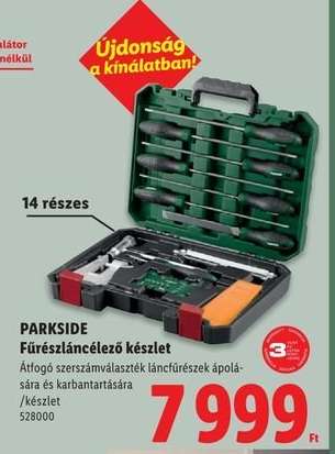 PARKSIDE Fűrészláncélező készlet