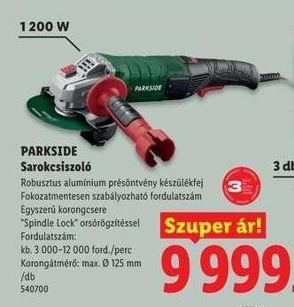 PARKSIDE Sarokcsiszoló
