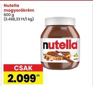 Nutella mogyorókrém