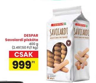 DESPAR Savoiardi piskóta