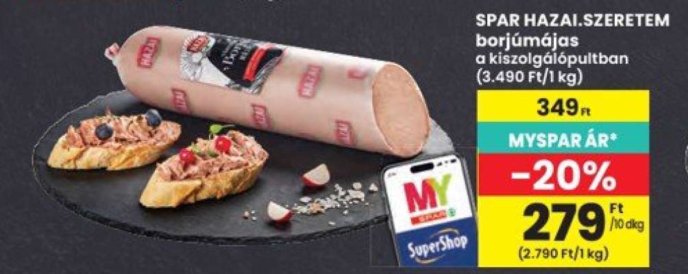 SPAR HAZAI.SZERETEM borjúmájas