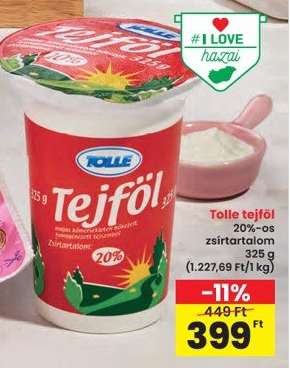 Tolle tejföl