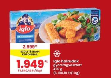 Iglo halrudak gyorsfagyasztott