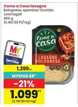 Come a Casa lasagne
