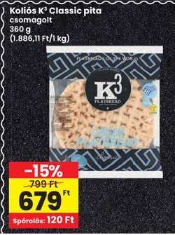 Koliós K3 Classic pita
