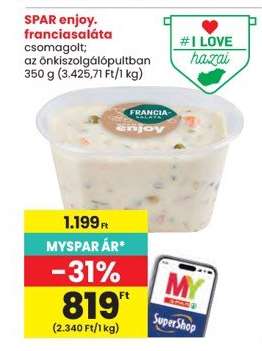 SPAR enjoy. franciasaláta