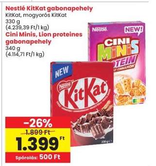 NESTLÉ KitKat Gabonapehely