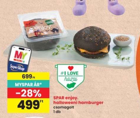 SPAR enjoy. halloweeni hamburger