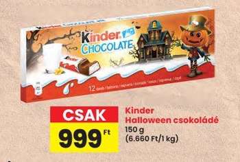 Kinder Halloween csokoládé