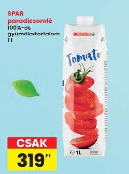 SPAR paradicsomlé