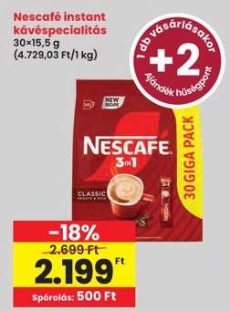 Nescafé instant kávéspecialitás