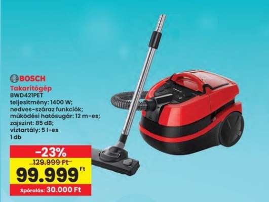 Takarítógép BWD421PET
