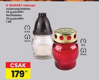 S-BUDGET mécses