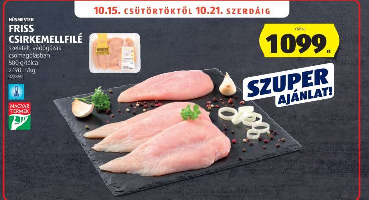 Friss csirkemellfilé