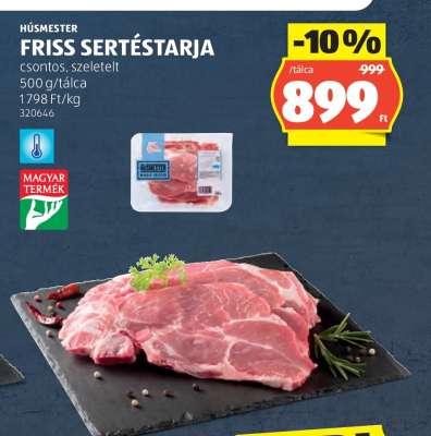 Húsmester Friss Sertéstarja