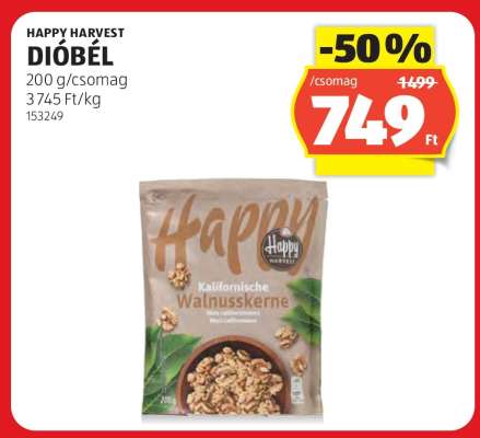 HAPPY HARVEST DIÓBÉL