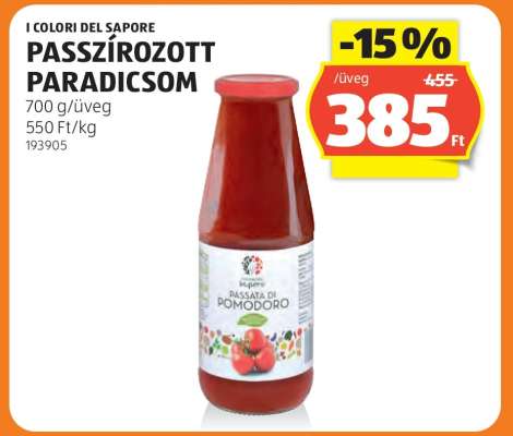 I Colori del Sapore Passzírozott Paradicsom