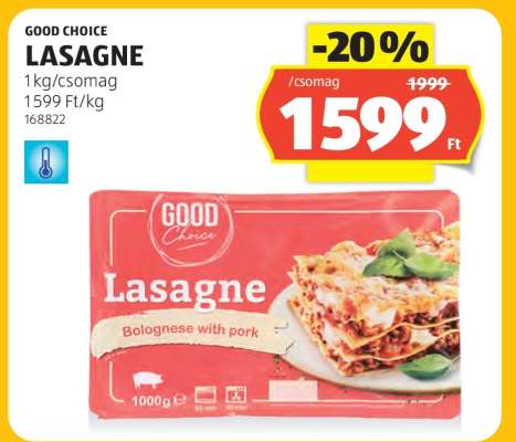 GOOD CHOICE LASAGNE
