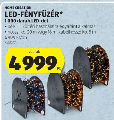 HOME CREATION LED-FÉNYFŰZÉR