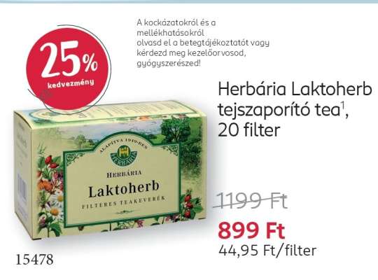 Herbária Laktoherb tejszaporító tea