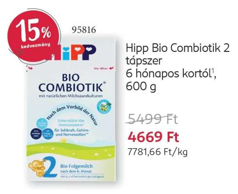 Hipp Bio Combiotik 2 tápszer