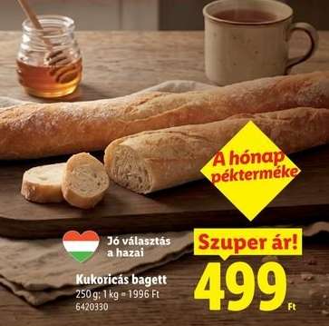 Kukoricás bagett