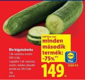 Bio kígyóuborka