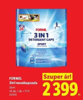 FORMIL 3in1 mosókapszula