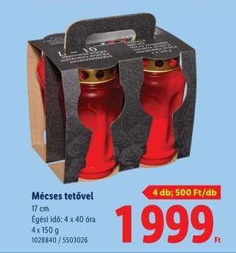 Mécses tetővel