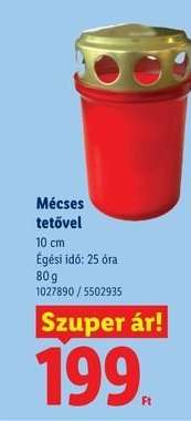 Mécses tetővel
