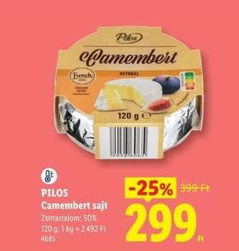 PILOS Camembert sajt