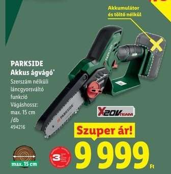 PARKSIDE Akkus ágvágó