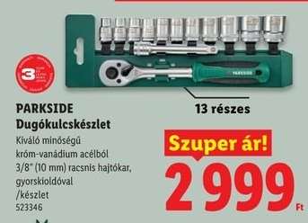 PARKSIDE Dugókulcskészlet