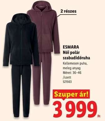 Esmara Női polár szabadidőruha