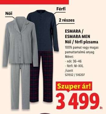 esmara/esmara Men Női / férfi pizsama