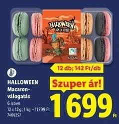 HALLOWEEN Macaron-válogatás