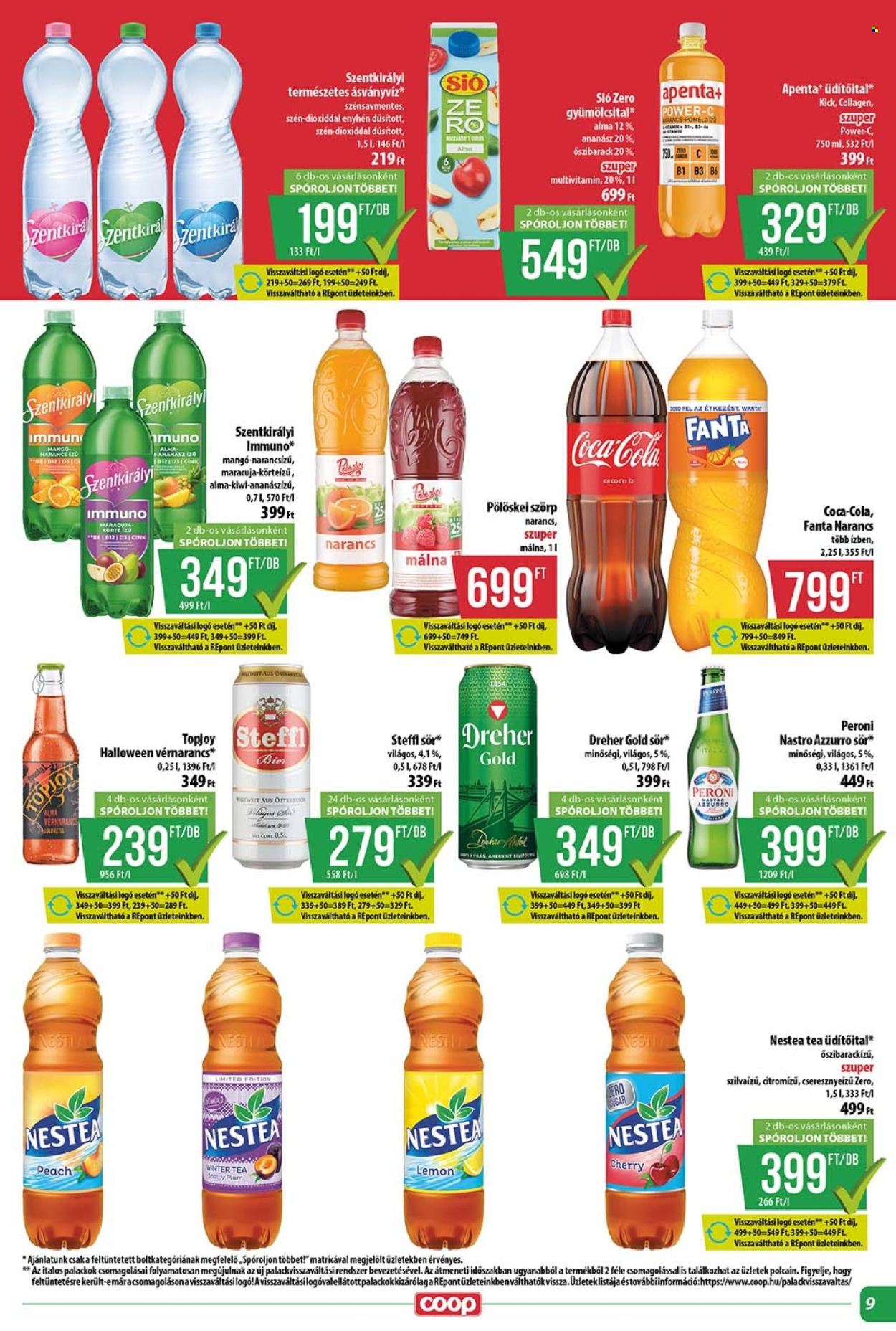 Coop akciós újságok - 2026.10.15 - 2026.10.21. Oldal 9