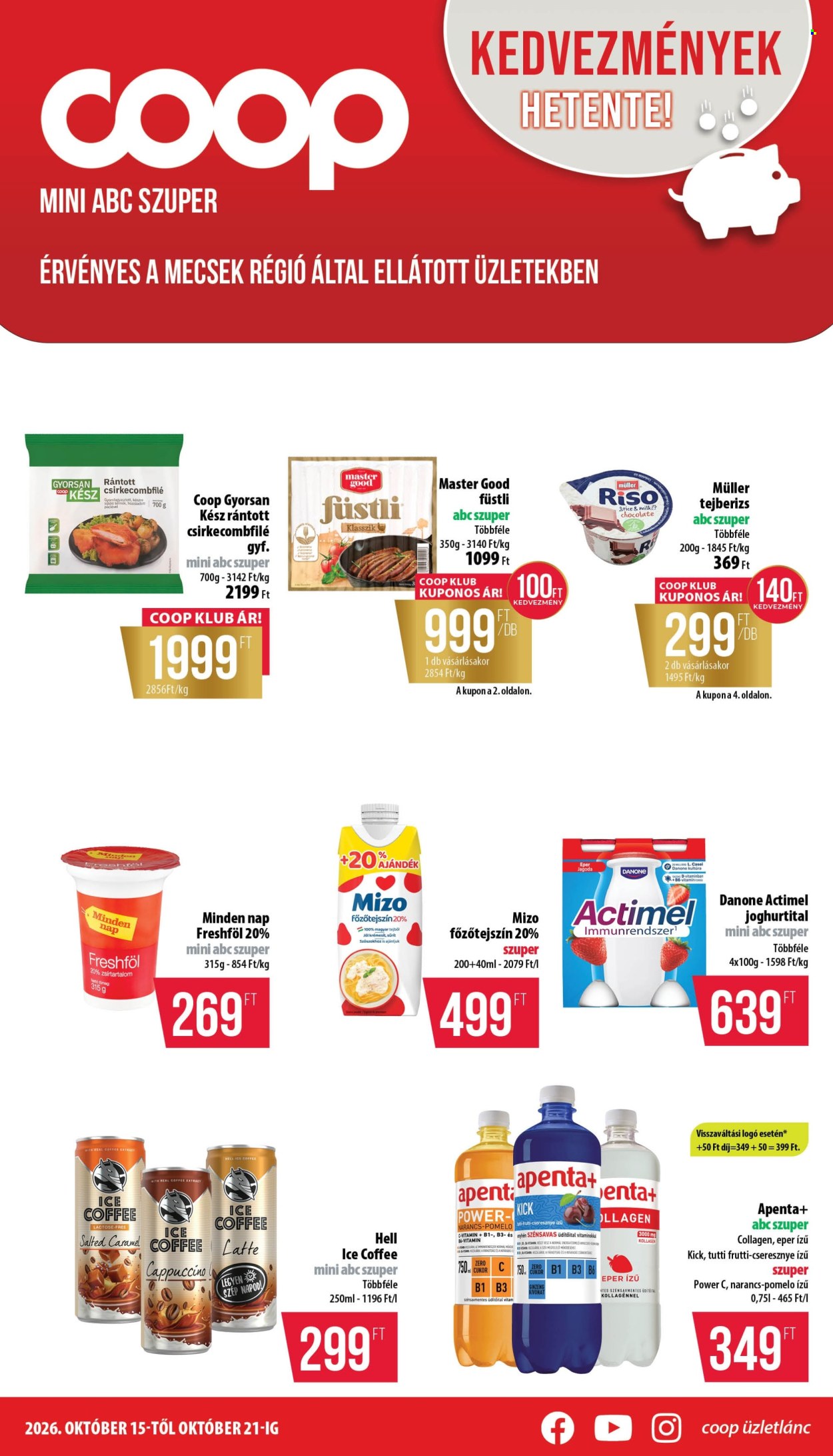 Coop akciós újságok - 2026.10.15 - 2026.10.21. Oldal 1