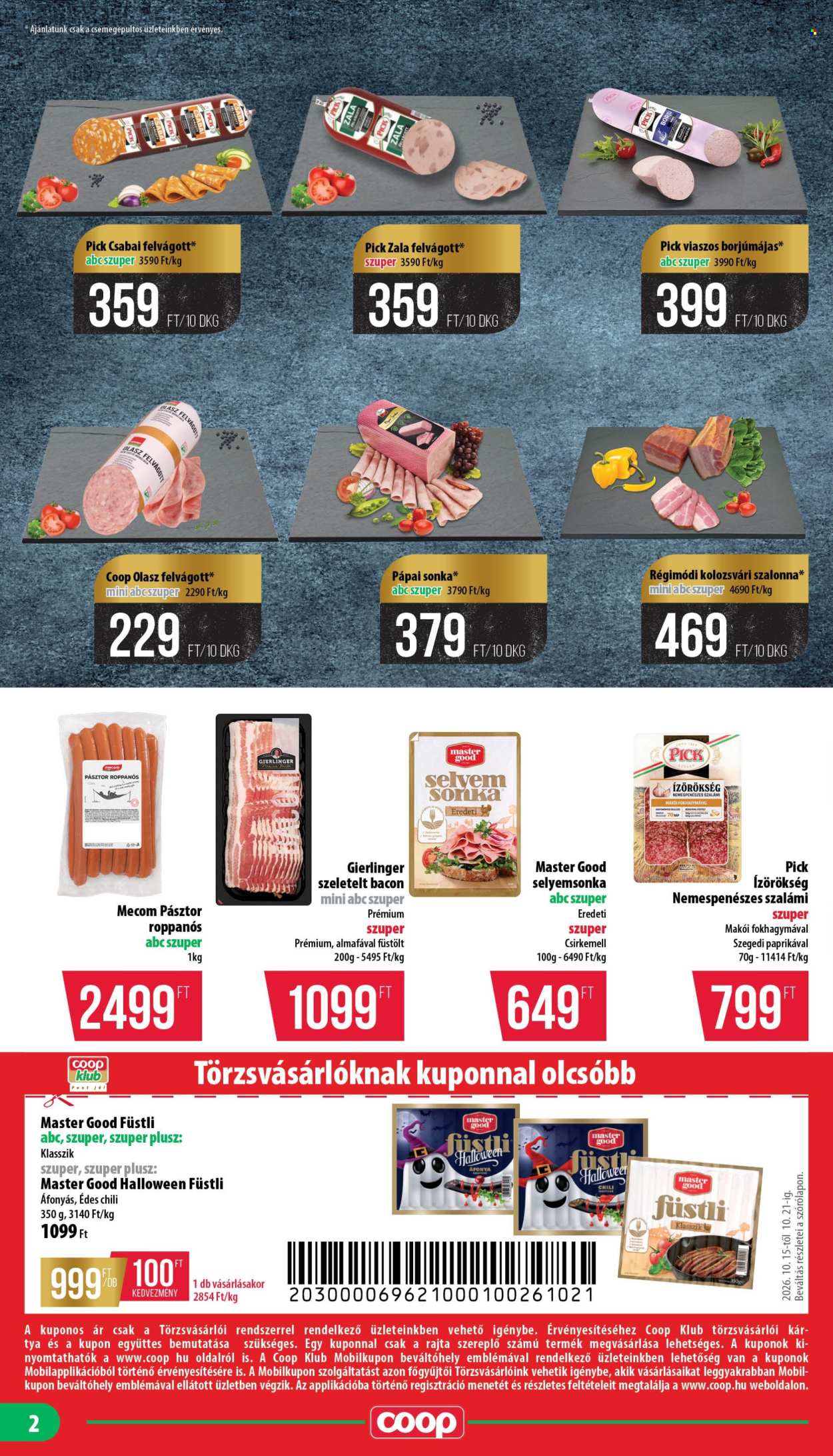 Coop akciós újságok - 2026.10.15 - 2026.10.21. Oldal 2