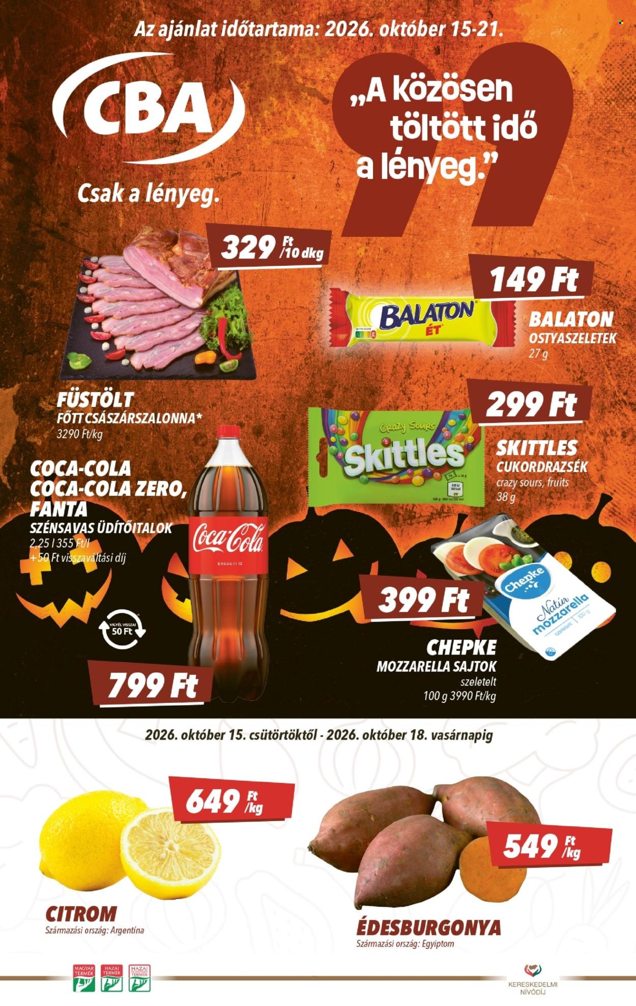 CBA akciós újságok - 2026.10.15 - 2026.10.21. Oldal 1
