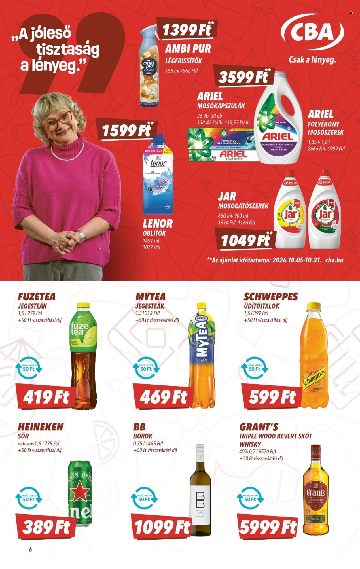 CBA akciós újságok - 2026.10.15 - 2026.10.21. Oldal 6