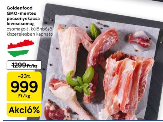 Goldenfood GMO-mentes pecsenyekacsa levescsomag
