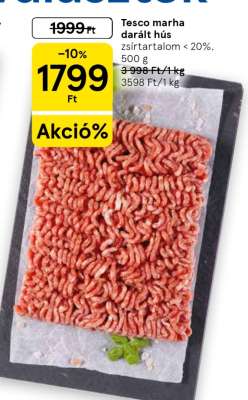 Tesco marha darált hús